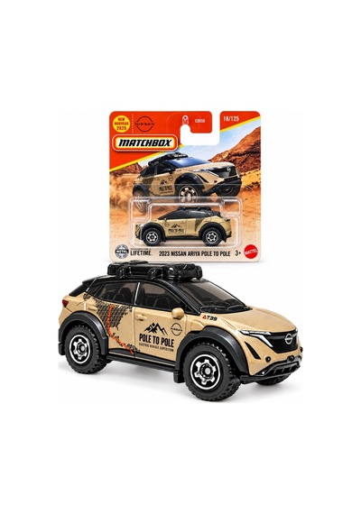 C0859 Matchbox 1:64 Tekli Arabalar 2023 Nissan Ariya Pole To Pole Kısa Kart Jbr23 Çok Renkli