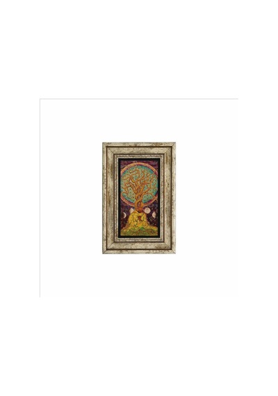 Yaşam Ağacı Baskılı Taş Tablo 20x30