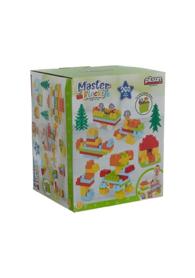 Pilsan Aksesuarlı Master Bloklar 260 Parça Teşhir