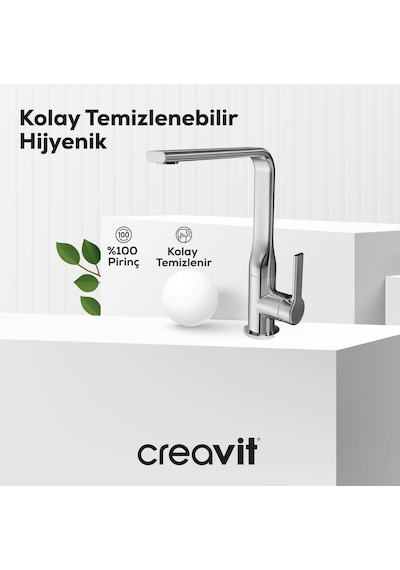 Creavit Nuovo BT.NU8500 Mutfak Armatürü Krom