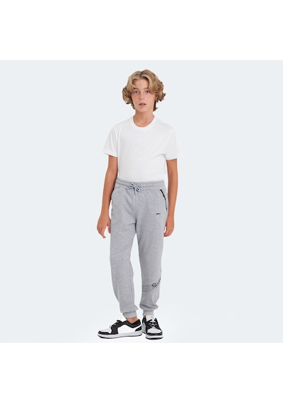 Slazenger LIKE IN Unisex Çocuk Eşofman Altı Taş Gri