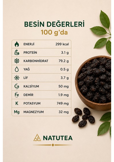Natutea Kuru Üzüm 400 G Kuru Meyve
