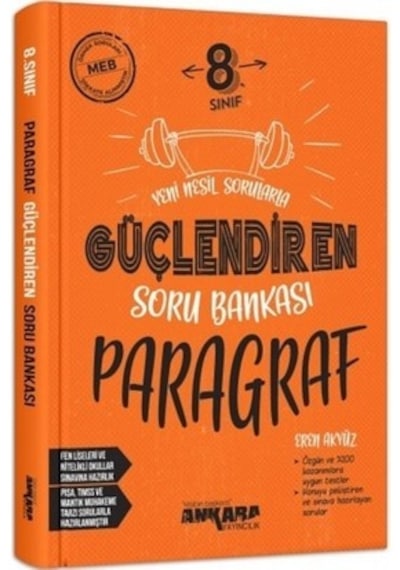 Ankara 8. Sınıf Güçlendiren Paragraf Soru  Bankası