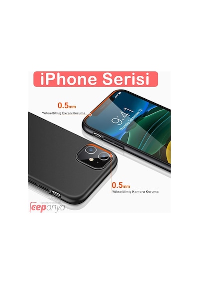 Apple Uyumlu iPhone 11 Kamera Korumali Kaliteli Soft Silikon Kilif 385386001