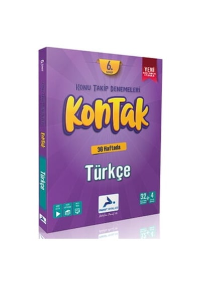 Paraf Yayınları 6. Sınıf Kontak Türkçe Denemeleri
