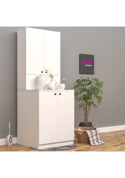 Mine Beyaz Banyo Dolabı Suntalam Mine Beyaz Banyo Dolabı Suntalam
