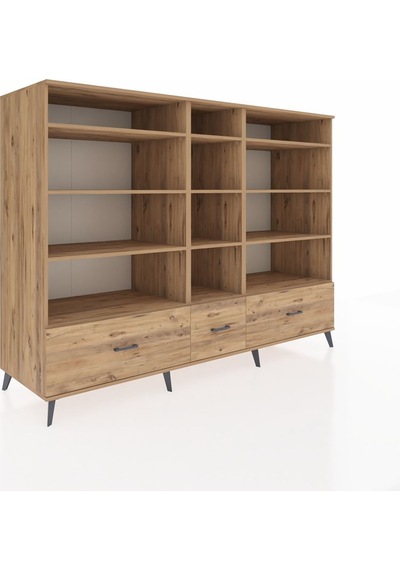 Kronos Dolap 12 Raflı 3 Çekmeceli 220x59x163 Çam-çam Çam-çam Kronos Dolap 12 Raflı 3 Çekmeceli 220x59x163 Çam-çam Çam-çam