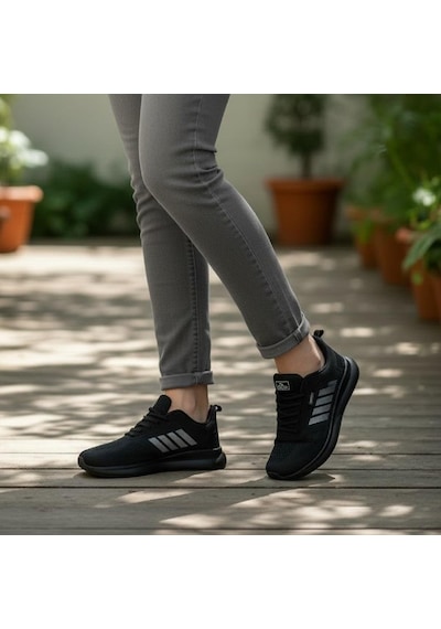 Branca 3990 Tx Siyah-füme Fuspetli Erkek Spor Ayakkabı Siyah