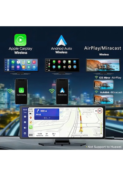 Yeni Tasarım Kablosuz Ekranlı Hassas Dokunmatik Carplay Android Auto Uyumlu 4k 10.2 Inç Çift Kameralı Araç Multimedya Ekranı 10.2" Yeni Tasarım Kablosuz Ekranlı Hassas Dokunmatik Carplay Android Auto Uyumlu 4k 10.2 Inç Çift Kameralı Araç Multimedya Ekranı 10.2"