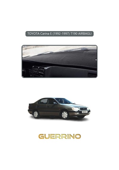 Toyota Carina E 1992-1997 T190torpido Koruma Halısı Gri Kenar