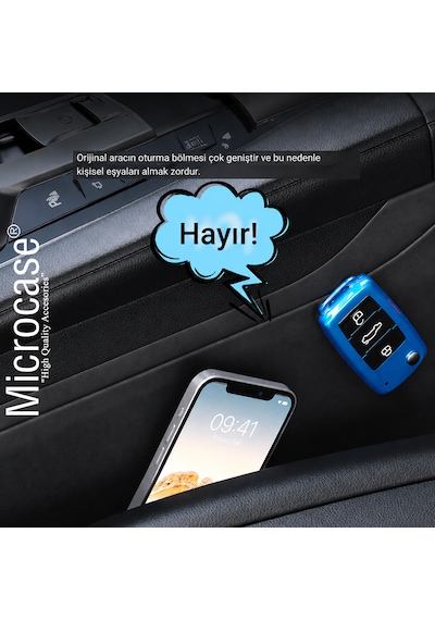 Microcase Araç İçi Koltukarası Eşya Malzeme Telefon Tutucu Saklama Organizatör Sağ Sol Set Bordo- Al5287