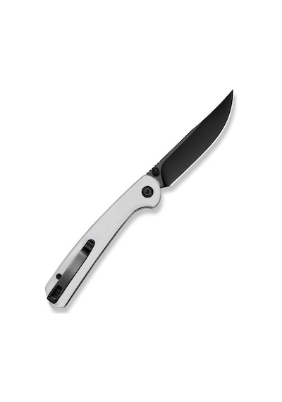 Sencut Skelfin White G10 Handle Black 9cr18mov Blade Kamp Çakı Beyaz