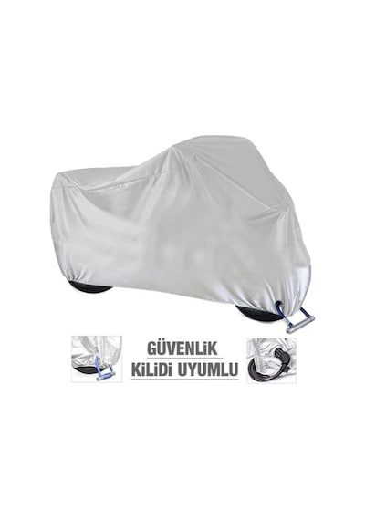 Rks M250 İçin Kilit Uyumlu Motosiklet Branda, Güvenli, Su Geçirmez Dayanıklı Kumaş
