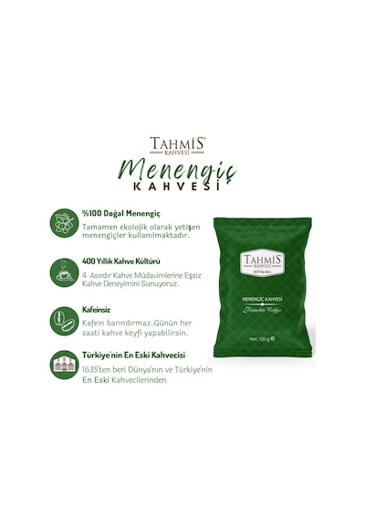 Tek Paket Toz Menengiç Kahvesi 100 Gr