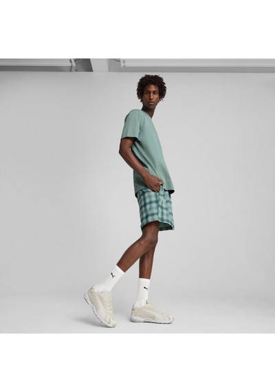 Puma Wardrobe Ess Graphic Tee Erkek Tişört Mavi