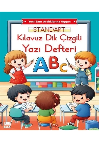 Kılavuz Dik Çizgili Yazı Defteri