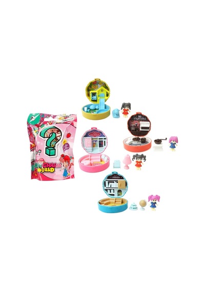 Nessiworld Taşınabilir Dollhouse Figür Sürpriz Paket Sarı