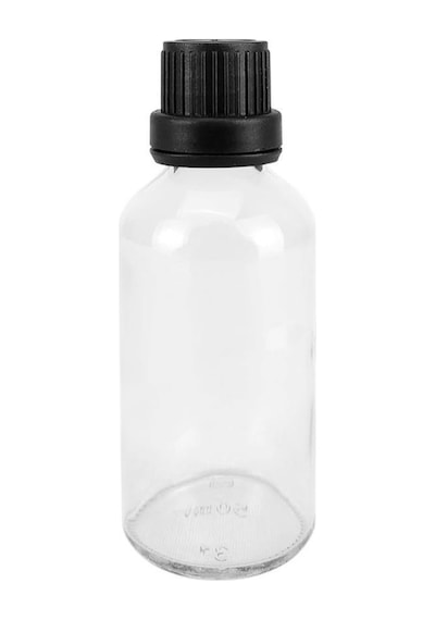 Digithome 132 Li 50 Ml Siyah Kilit Kapaklı Söz Nişan Hediyelik Kolonya Koku Süs Cam Şişesi C1-1-149