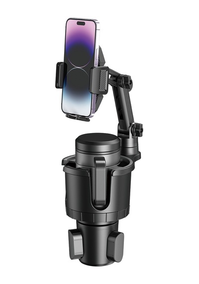 Go Des GD-HD566 360 Derece Dönebilen 2 in 1 Araç Telefon Tutucu Ve Bardak Tutucu