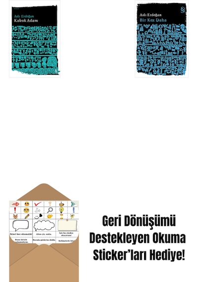 Kabuk Adam + Bir Kez Daha + Okuma Sticker'ları