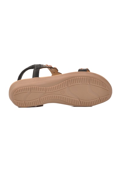 Ewoll 4053 Z Siyah Kadın Sandalet