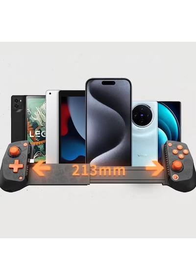 Gamesir X5 Lite Zenless Zone Zero Zzz Siyah Mobile Game Controller Apple Uyumlu iOS, Android