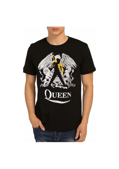 Bant Giyim - Queen Freddie Mercury Siyah Erkek T-Shirt Tişört