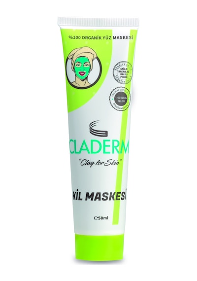Claderm 50Ml Tüp Organik Kil Maskesi