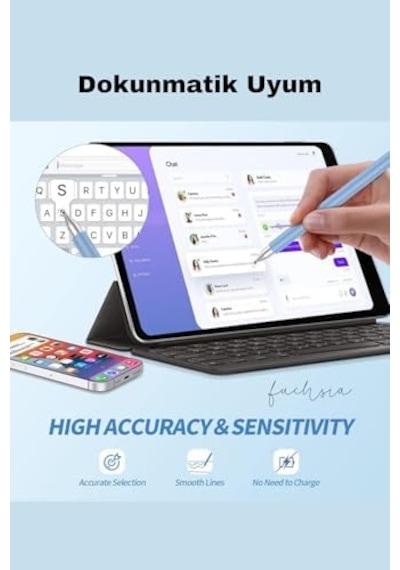 Fuchsia Matepad 11.5 Uyumlu Dokunmatik Ekran Uyumlu 2 İn 1 Tablet Kalemi