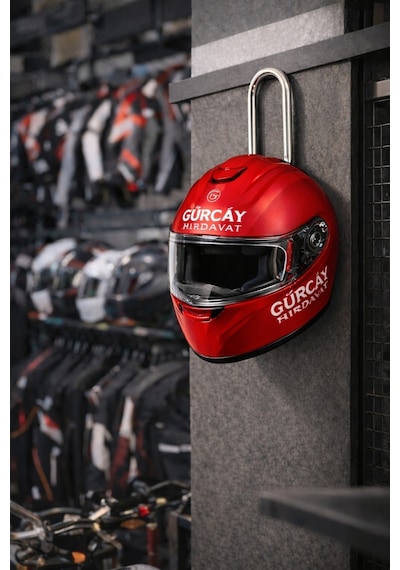 Motosiklet Kask Askısı Gri
