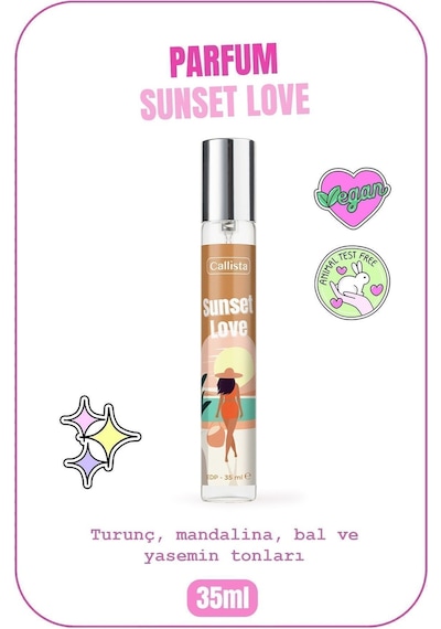 Callista Sunset Love Edp Turunçgil Ve Çiçeksi Kadın Parfüm - 35 ml