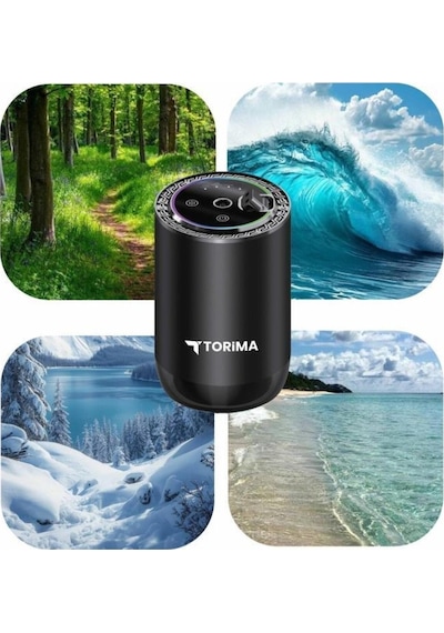 Torima Tcf-04 Araç İçi Hava Nemlendirici & Hareket Algılamalı Koku Makinesi Cologne Esansı Aromaterapi Difüzör Araç Kokusu