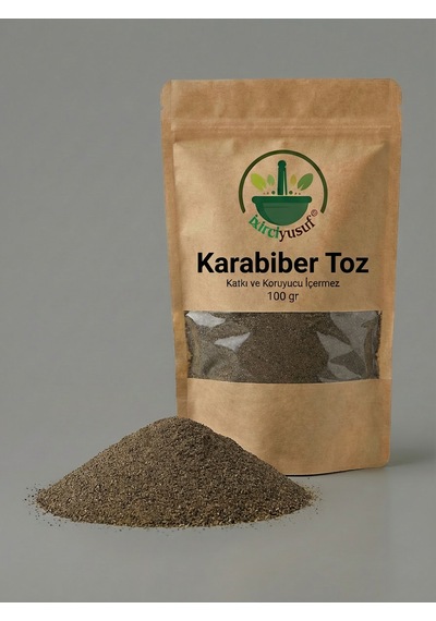 İxirciyusuf Karabiber Tozu Toz Karabiber Black Pepper Powder Doğal 100 G