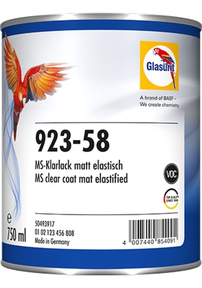 Glasurit 923-58 Mat Vernik 0,75 Ml
