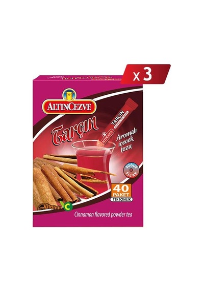 Altıncezve Tarçın Aromalı Tek İçimlik İçecek Tozu 3'lü 40 x 1.5 G