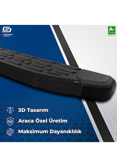 S-dizayn Jaecoo J7 Evo Siyah Yan Basamak 183 Cm 2023 Üzeri