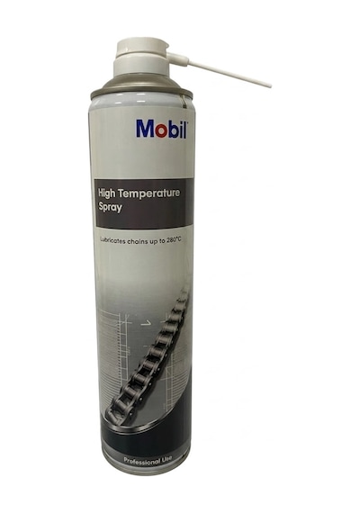 Mobil Yüksek Sıcaklık Yağlama Gres Yağı Sprey 280 Derece 600 ML