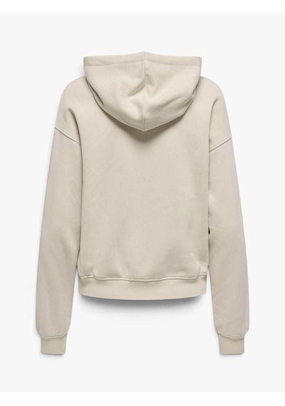 Only Onlbest Lıfe L/s Hood Swt Noos Kadın Gri Sweatshirt - 15338730