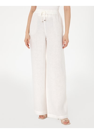 Pierre Cardin Kadın Beyaz Pantolon Kanvas-chino 50301229-vr013 Beyaz