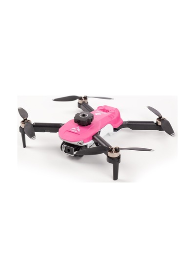 Yıldız İha Heki Skymaster Fırçasız Motor,çift Kamera Engel Sensörlü Hobi Dronu Pembe,3 Bataryalı