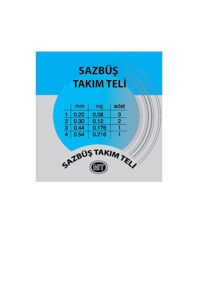 Sazbüş Takım Bağlama Saz Teli