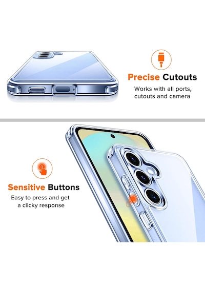 Samsung Galaxy S25 Uyumlu Kılıf Şeffaf Silikon + 9h Ekran Koruyucu Cam