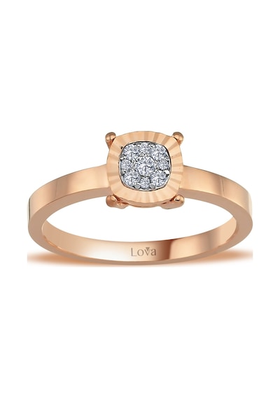 Lova Pırlanta Taşlı Cushion Eridu Yüzük - 1070191