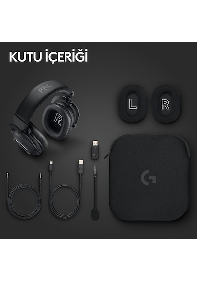 Logitech G Pro X 2 Lıghtspeed Kablosuz Kulak Üstü Kulaklık