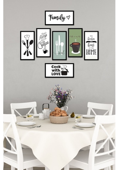 Modern Style Mutfak Model Dekorize Mdf 7 Parça Çerçeve Görünümlü Tablo Set 10205 10 X 20 Modern Style Mutfak Model Dekorize Mdf 7 Parça Çerçeve Görünümlü Tablo Set 10205 10 X 20