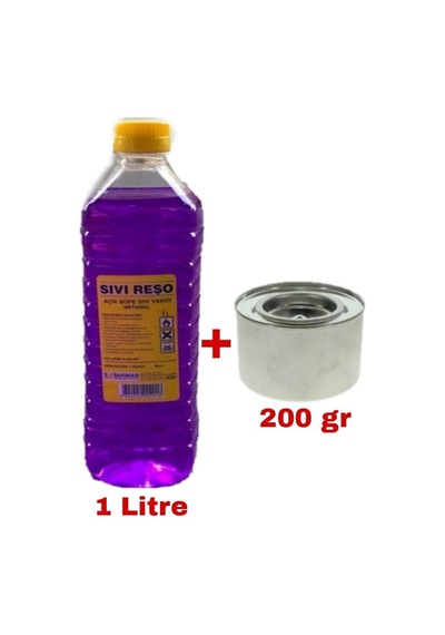 Osmanlı Ocağı Yakıtı Reşo Ocağı Yakıtı Jel 1 Litre + 200 Gr