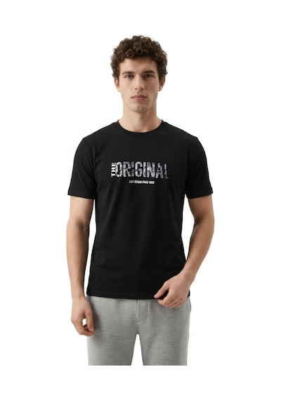 Loft Lf2042733 Erkek Kısa Kol T-shirt Siyah