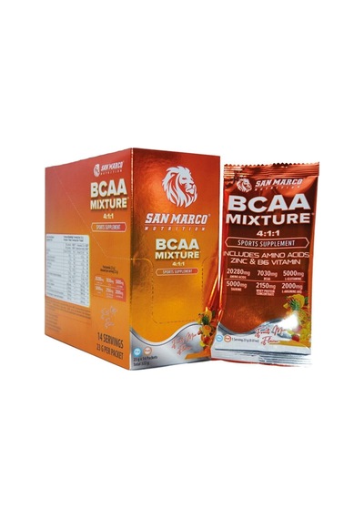 San Marco Bcaa Mıxture Karışık Meyve Aromalı 23 gr x 14 adet saşe