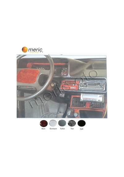 Meriç® Fiat Şahin S Ön Torpido Kaplama 24 Parça 1988-1997 (530156268)