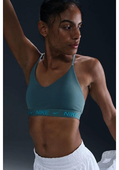 Nike Indy Light-support Padded Adjustable Sports Bra Kadın Spor Bra Mavi